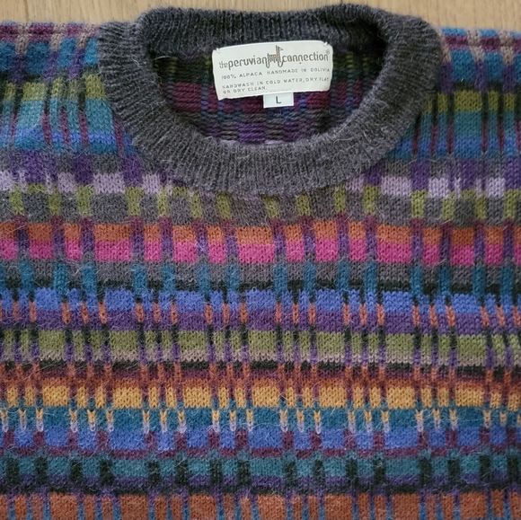 Peruvian Connection 100% Alpaca Pullover - Picture 9 of 11